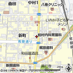 福島県相馬市中村新町132周辺の地図