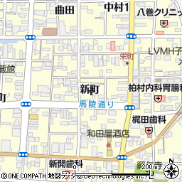 福島県相馬市中村新町97周辺の地図