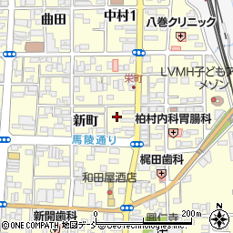 福島県相馬市中村新町127周辺の地図
