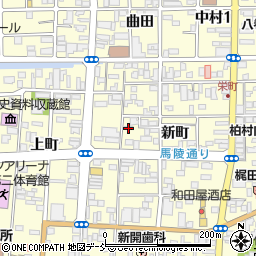 福島県相馬市中村新町110周辺の地図