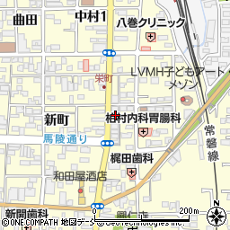 福島県相馬市中村新町141周辺の地図