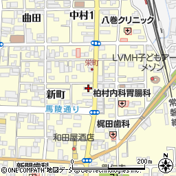 福島県相馬市中村新町130周辺の地図