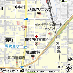 相馬駅前郵便局周辺の地図