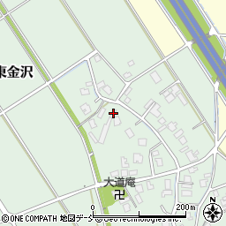 新潟県新潟市秋葉区東金沢1306周辺の地図