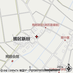 新潟県阿賀野市熊居新田439-1周辺の地図