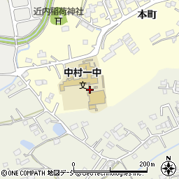 福島県相馬市中村本町72周辺の地図
