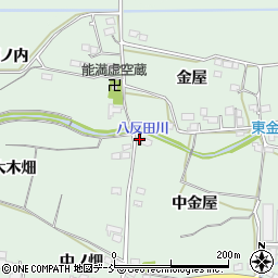 福島県福島市笹谷中金屋79周辺の地図