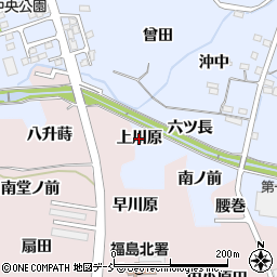 福島県福島市沖高（上川原）周辺の地図