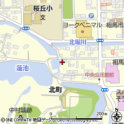 福島県相馬市中村北町10周辺の地図