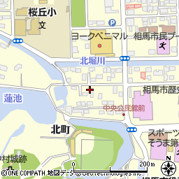 福島県相馬市中村北町13周辺の地図