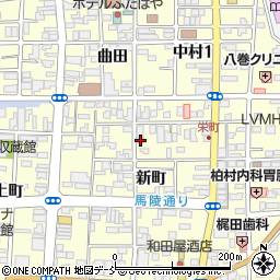 福島県相馬市中村新町45-3周辺の地図