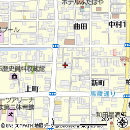 福島県相馬市中村新町52周辺の地図