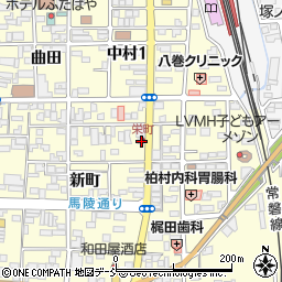 福島県相馬市中村新町36-2周辺の地図