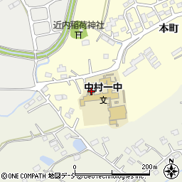 福島県相馬市中村本町132周辺の地図