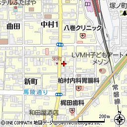 福島県相馬市中村新町29周辺の地図