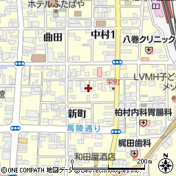 福島県相馬市中村新町40周辺の地図