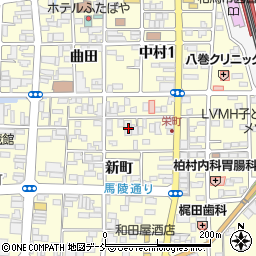 福島県相馬市中村新町41周辺の地図