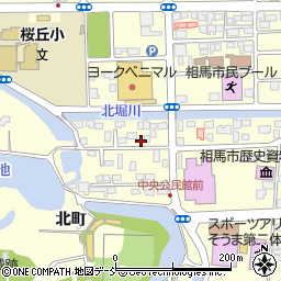 福島県相馬市中村北町15周辺の地図