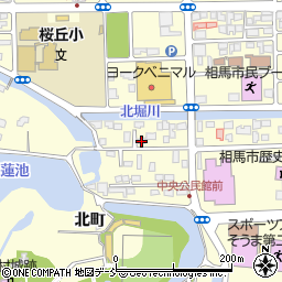 福島県相馬市中村北町12周辺の地図