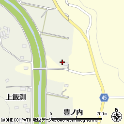 福島県伊達市霊山町中川下飯渕158周辺の地図