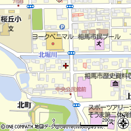 福島県相馬市中村北町18周辺の地図