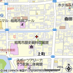 福島県相馬市中村北町32-2周辺の地図