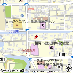 福島県相馬市中村北町26周辺の地図
