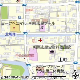 福島県相馬市中村北町27周辺の地図