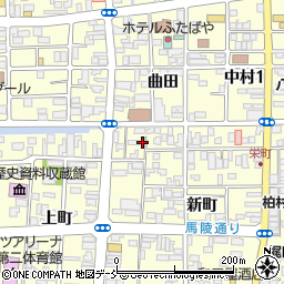 福島県相馬市中村新町4周辺の地図