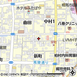 福島県相馬市中村新町12周辺の地図