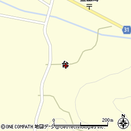 福島県伊達市霊山町大石台周辺の地図