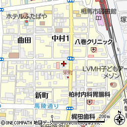 福島県相馬市中村新町19周辺の地図