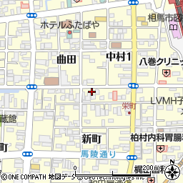 福島県相馬市中村新町12-1周辺の地図