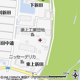 福島県福島市瀬上町中新田周辺の地図