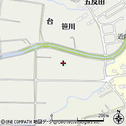 福島県相馬市小野谷田周辺の地図