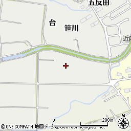 福島県相馬市小野（谷田）周辺の地図