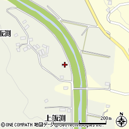 福島県伊達市霊山町中川下飯渕3周辺の地図