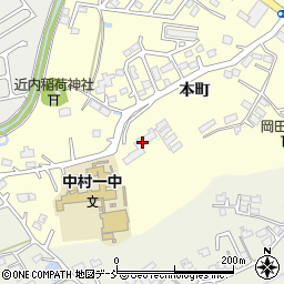 福島県相馬市中村本町132-1周辺の地図