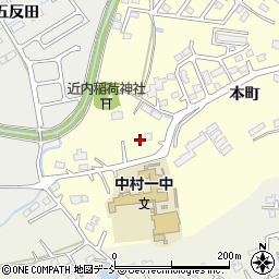 福島県相馬市中村本町180周辺の地図