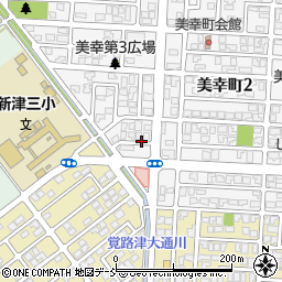新潟県新潟市秋葉区美幸町3丁目2周辺の地図