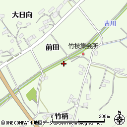 福島県伊達市保原町大柳周辺の地図