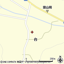 福島県伊達市霊山町大石漆方周辺の地図