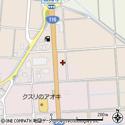 ローソン新潟西川善光寺店周辺の地図