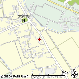 新潟県新潟市秋葉区大安寺499-2周辺の地図