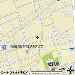 新潟県新潟市西蒲区松野尾周辺の地図