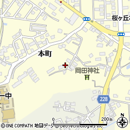 福島県相馬市中村本町96周辺の地図