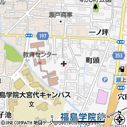 福島県福島市瀬上町（五月田）周辺の地図