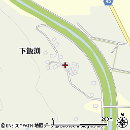 福島県伊達市霊山町中川下飯渕50-1周辺の地図