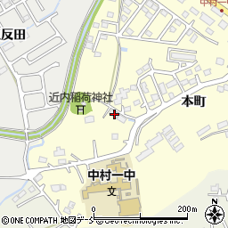 福島県相馬市中村本町178周辺の地図