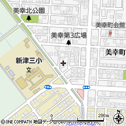 新潟県新潟市秋葉区美幸町3丁目3周辺の地図